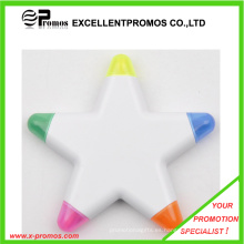 Pluma personalizada Highlighter de la forma de la flor de la insignia de calidad superior barata (EP-P6266-69)